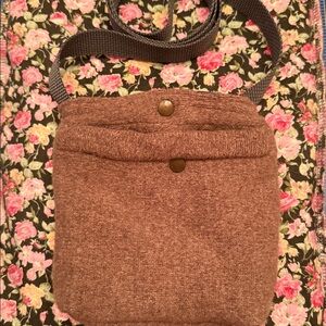 Handmade Brown Mini Crossbody Bag Set